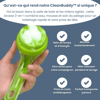 CleanBuddy™ - Brosse massante et nettoyante