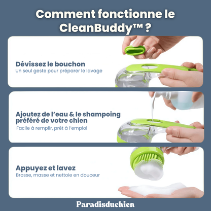 CleanBuddy™ - Brosse massante et nettoyante