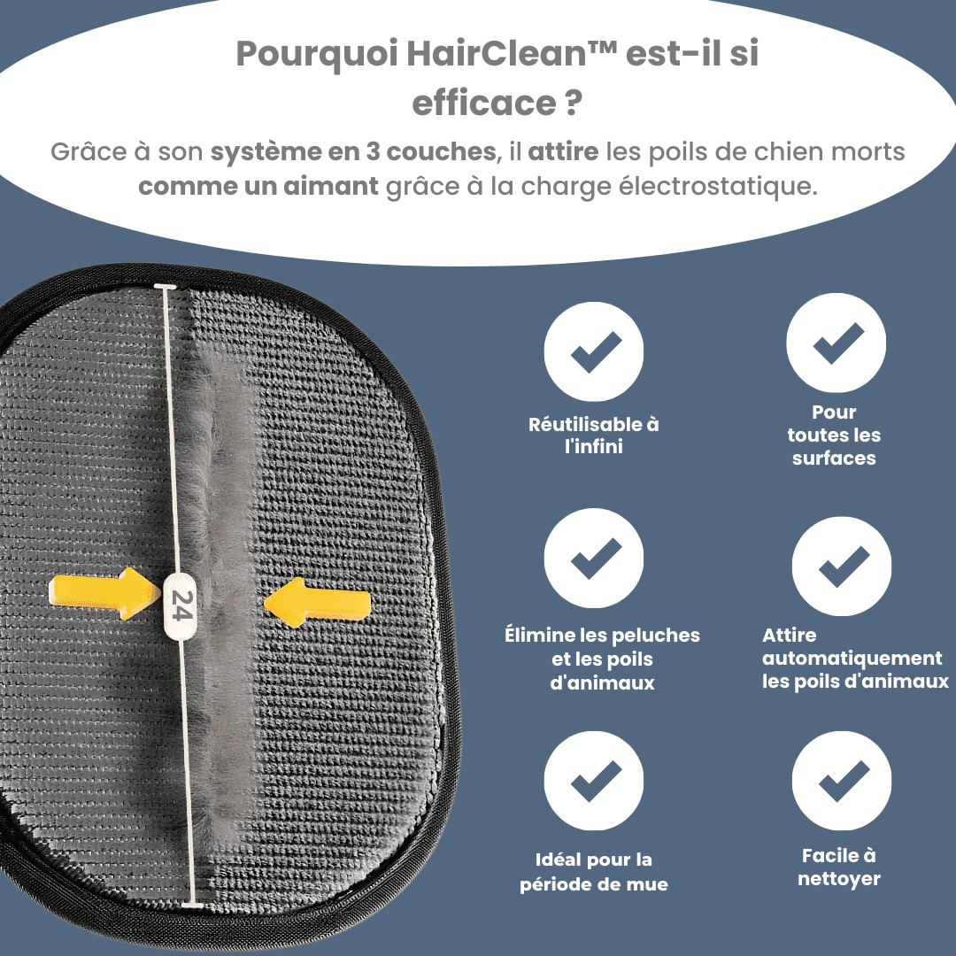 HairClean™ - Gant statique anti-poils