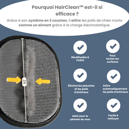 HairClean™ - Gant statique anti-poils
